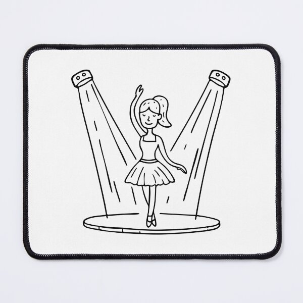 Item preview, Dancer on stage with spotlights designed and sold by rasagamastore.