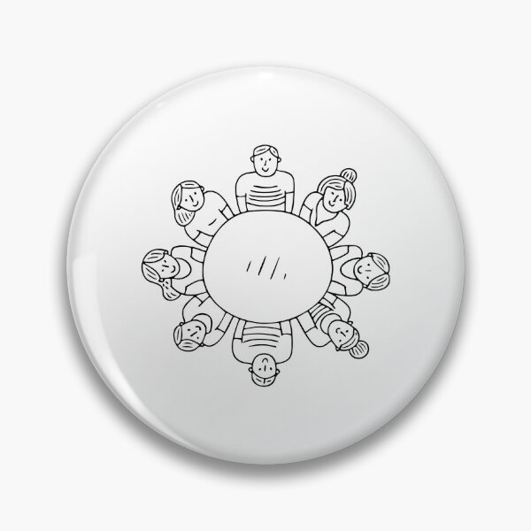 Item preview, Discussion group sitting in a cozy circle designed and sold by rasagamastore.
