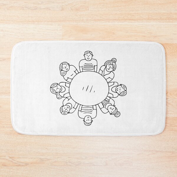 Item preview, Discussion group sitting in a cozy circle designed and sold by rasagamastore.