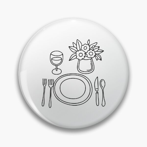 Item preview, Dining table with plates, cutlery set, glasses, and vase designed and sold by rasagamastore.