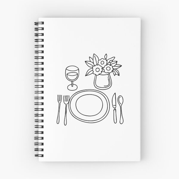 Item preview, Dining table with plates, cutlery set, glasses, and vase designed and sold by rasagamastore.