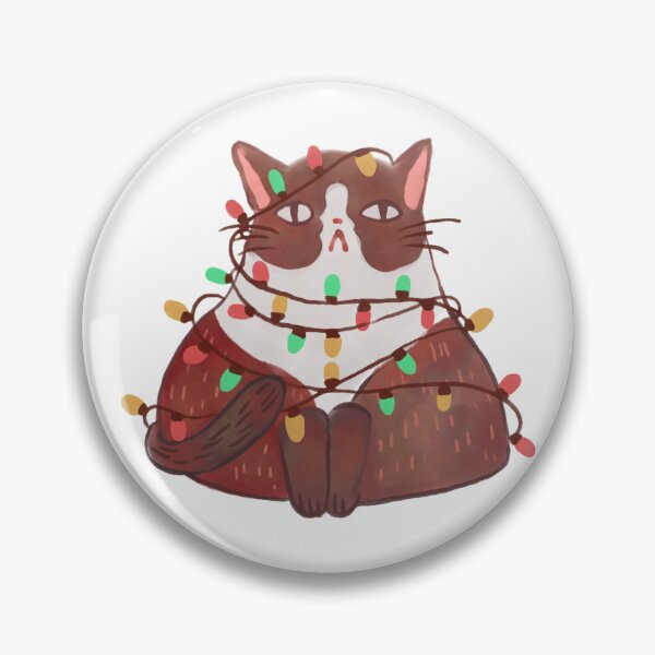 Item preview, Cheerful Christmas Cat designed and sold by Tees-by-Rams.
