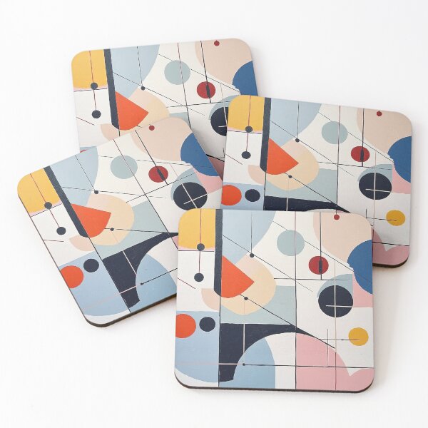 Item preview, Kandinsky Shapes and Lines designed and sold by maniacfitness.