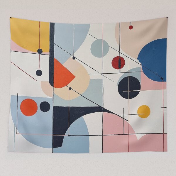 Item preview, Kandinsky Shapes and Lines designed and sold by maniacfitness.