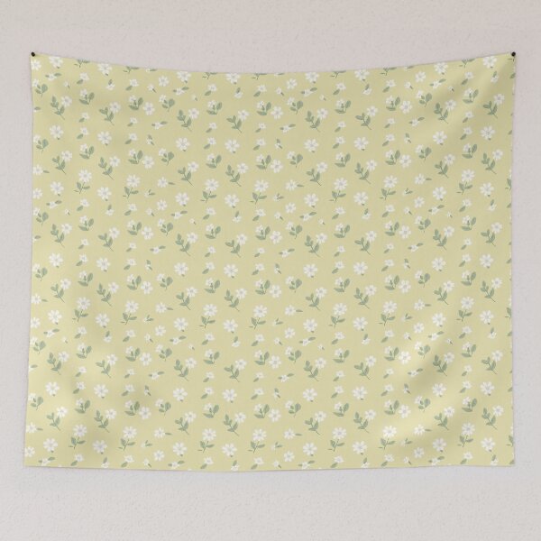 Item preview, Soft green and white flowers designed and sold by Ruen-k.