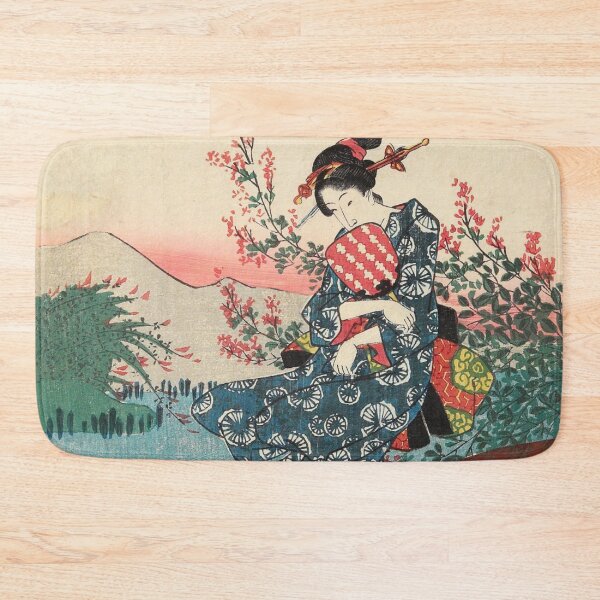 Item preview, Ukiyoe:Old Capital Rokutama River (Kotsumutama-gawa) designed and sold by MINE Design-Works.