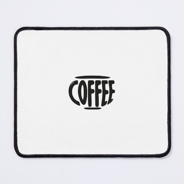 Item preview, Black coffee typography letters designed and sold by sno0dle.