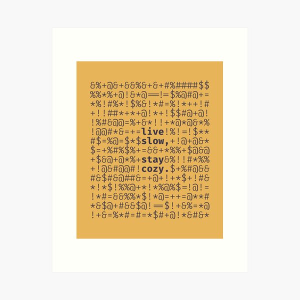 Item preview, live slow, stay cozy - 241123/T1/C designed and sold by TheQuotesStudio.