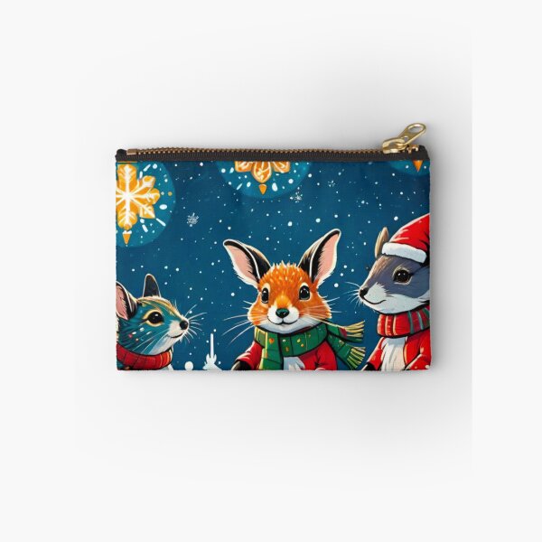 Item preview, Adorable Christmas Mice Celebrate the Holidays designed and sold by GrizzlyCollective.