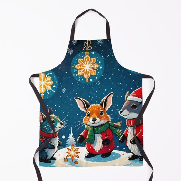 Item preview, Adorable Christmas Mice Celebrate the Holidays designed and sold by GrizzlyCollective.