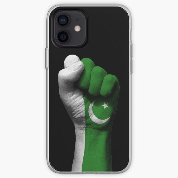 Flag of Pakistan on a Raised Clenched Fist iPhone Soft Case