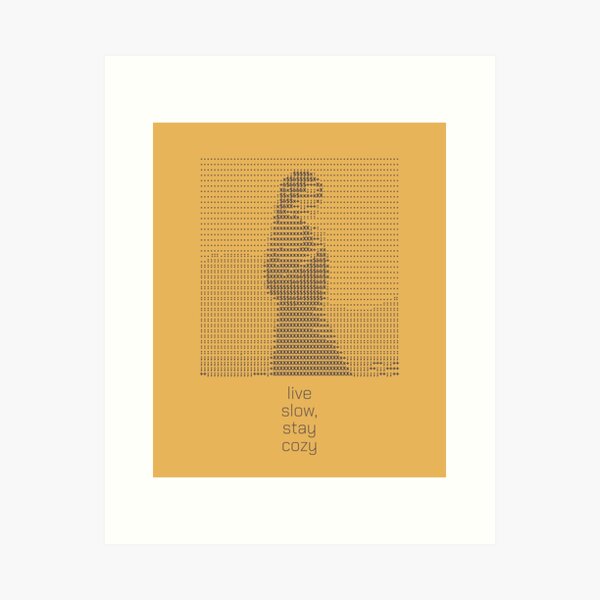 Item preview, live slow, stay cozy - 241123/T2A/C designed and sold by TheQuotesStudio.