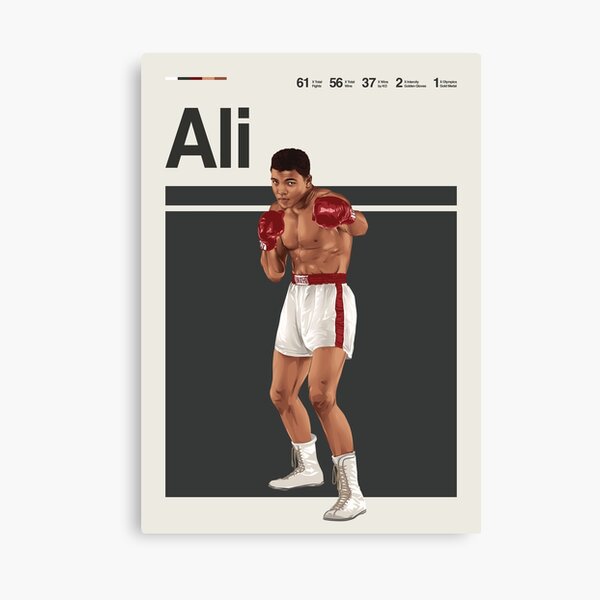 Item preview, Muhammad Ali Print – Minimalist Boxing Wall Art designed and sold by pixlbee.
