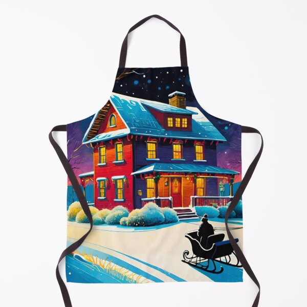 Item preview, Beautifully Lit Christmas House in Festive Glow designed and sold by GrizzlyCollective.