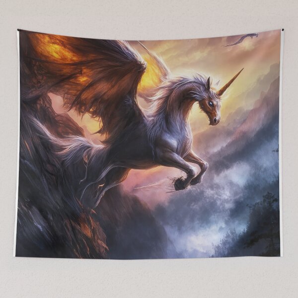 Artikelvorschau, Wings of Enchantment: Das majestätische Einhorn entworfen und verkauft von LemurianPortals.