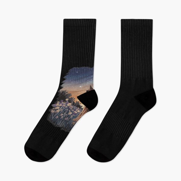 Item preview, German Shepherd Under Starry Sky in a Wildflower Field-For German Shepherd lovers designed and sold by love3617.