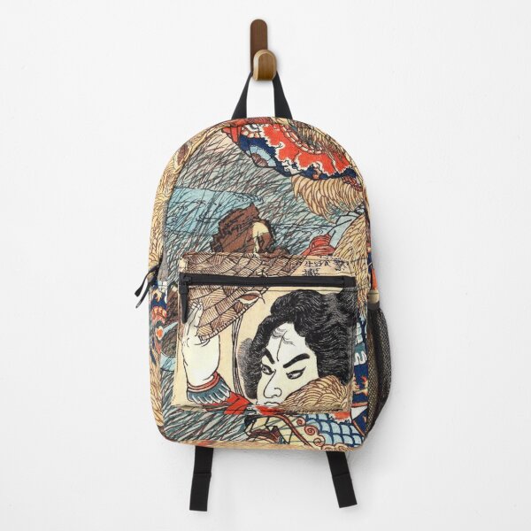 Item preview, Fierce Samurai Battling the Wind designed and sold by MINE Design-Works.