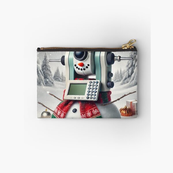 Item preview, Geodesy Snowman - Winter Surveying Fun designed and sold by JDGeoShop.