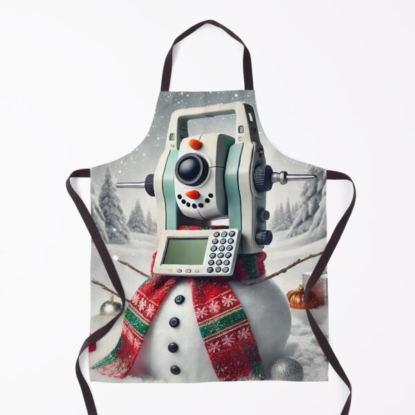 Item preview, Geodesy Snowman - Winter Surveying Fun designed and sold by JDGeoShop.