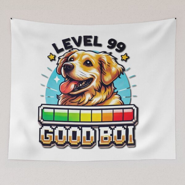 Item preview, Level 99: The Ultimate Good Boi designed and sold by HopeLoom.