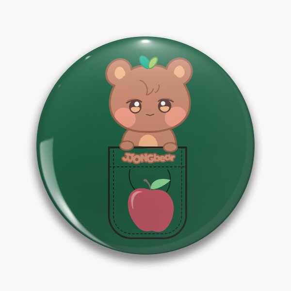 Item preview, Jjongbear in my Pocket Design – Ateez-Inspired K-Pop Merch designed and sold by SparkDiamond.