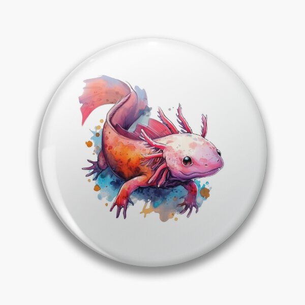 Artikelvorschau, Axolotl, Bunt entworfen und verkauft von TripleZ.
