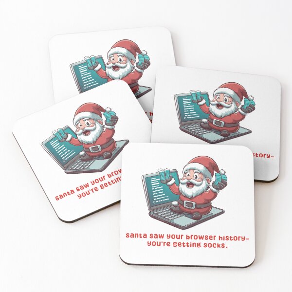 Item preview, Santa saw your browser history—you're getting socks. designed and sold by wklize.