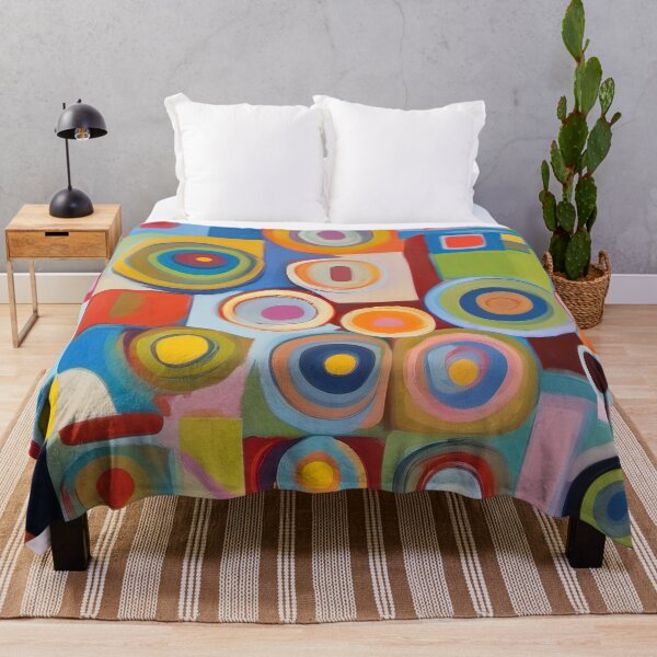 Item preview, Kandinsky Squares with Circles designed and sold by maniacfitness.