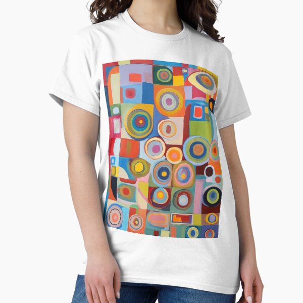 Item preview, Kandinsky Squares with Circles designed and sold by maniacfitness.