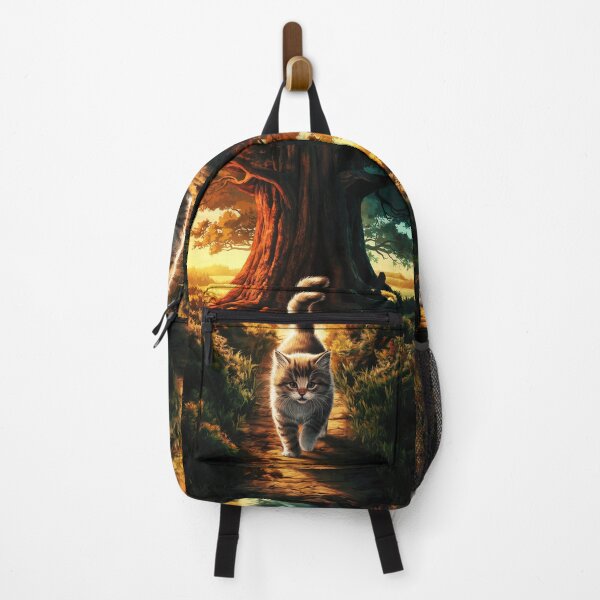 Item preview, Adventurous Kitten in Enchanted Forest designed and sold by ZetaDream.