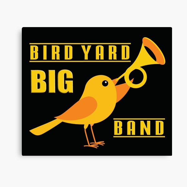 Bird Yard Big Band Canvas Print