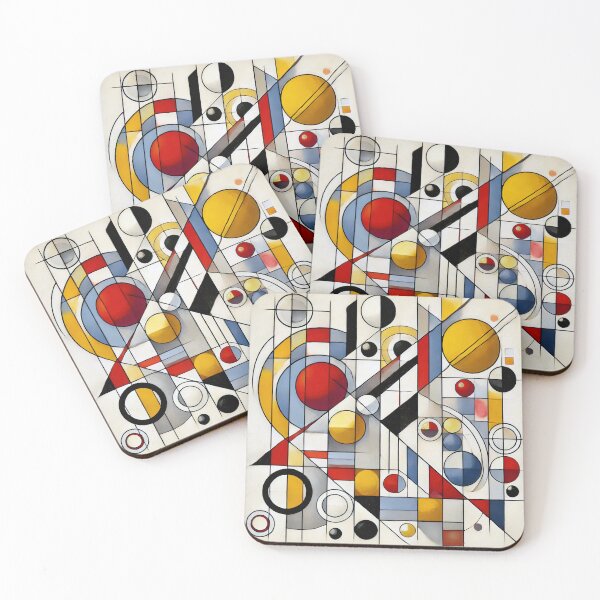 Item preview, Wassily Kandinsky Shapes Composition designed and sold by maniacfitness.