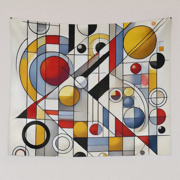 Item preview, Wassily Kandinsky Shapes Composition designed and sold by maniacfitness.