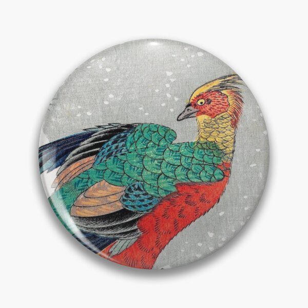 Item preview, Golden Pheasant in Snowy Pines designed and sold by MINE Design-Works.
