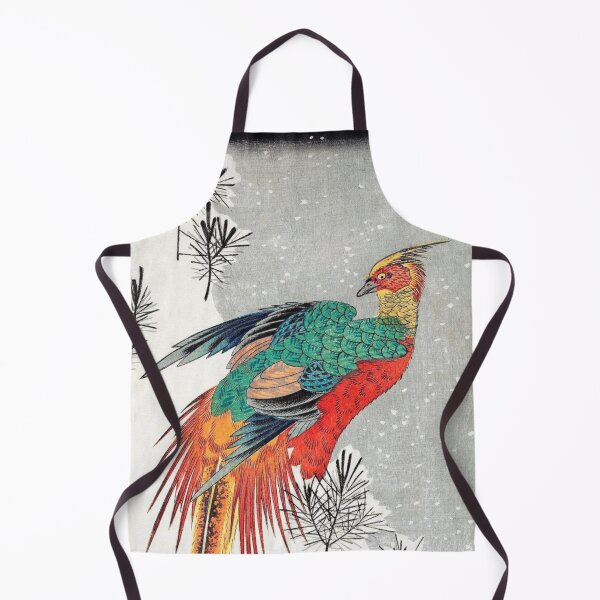 Item preview, Golden Pheasant in Snowy Pines designed and sold by MINE Design-Works.