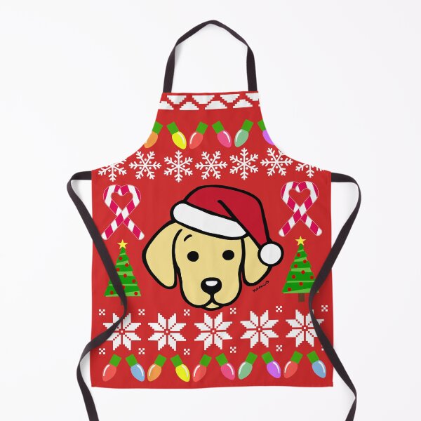 Item preview, Yellow Labrador Puppy Christmas Santa designed and sold by HappyLabradors.