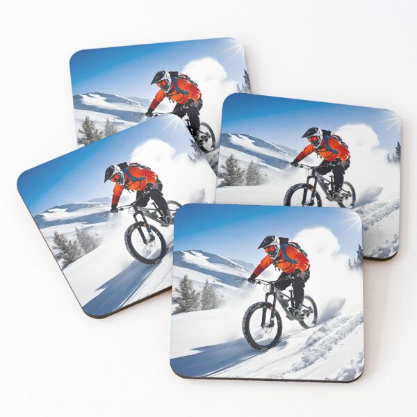 Item preview, Epic Christmas Snow Ride for MTB Shredder designed and sold by GrizzlyCollective.