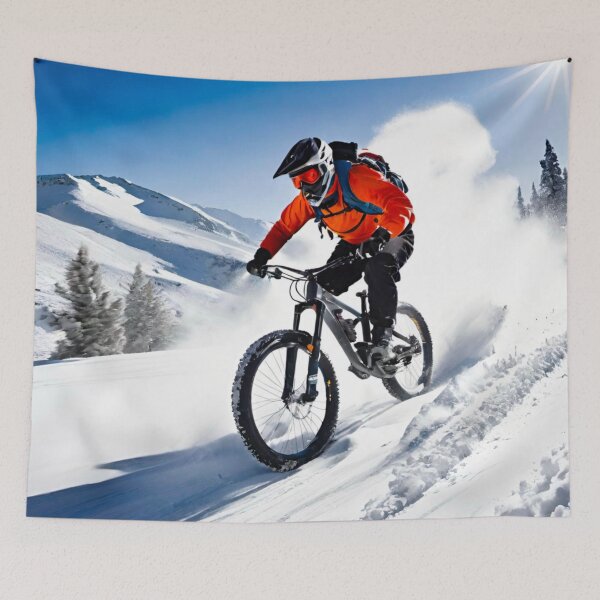 Item preview, Epic Christmas Snow Ride for MTB Shredder designed and sold by GrizzlyCollective.