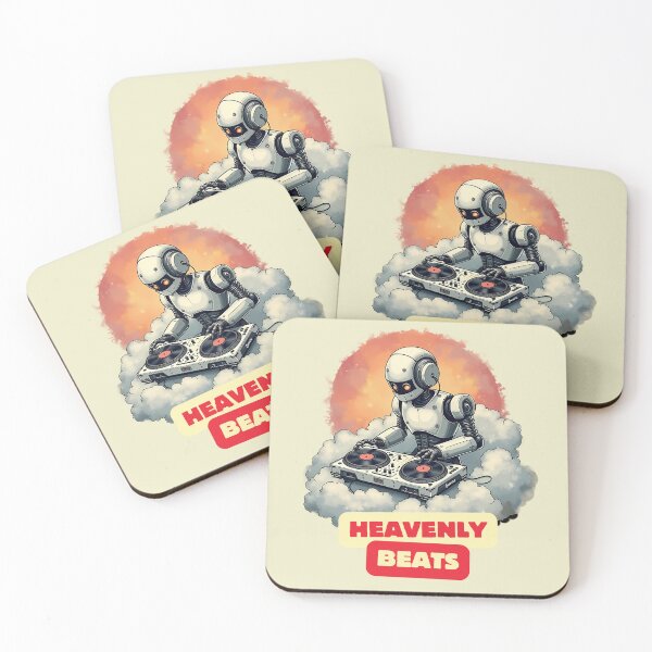Item preview, Heavenly Beats: Robotic DJ in the Clouds designed and sold by PosiPrints.