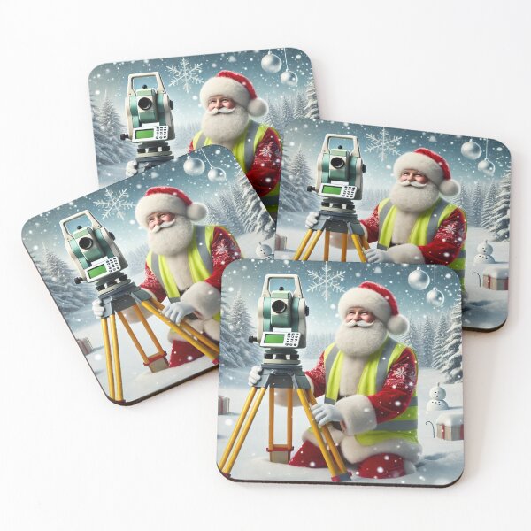 Item preview, Santa the Surveyor designed and sold by JDGeoShop.