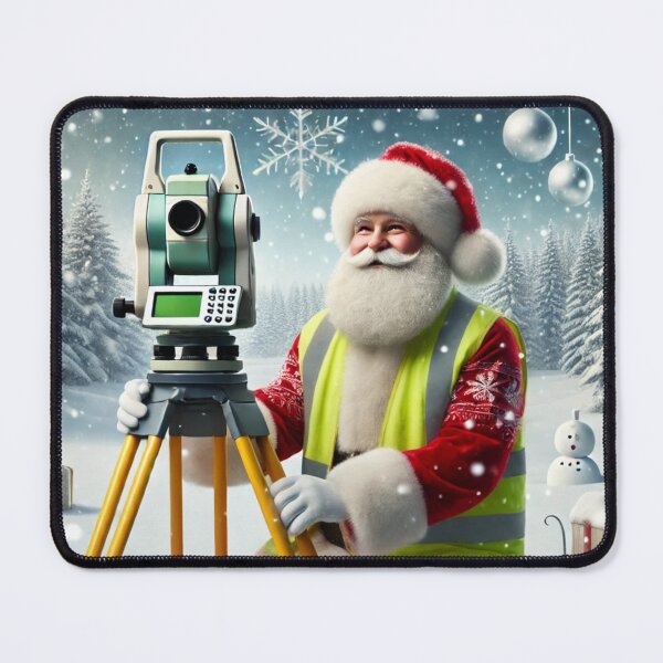 Item preview, Santa the Surveyor designed and sold by JDGeoShop.