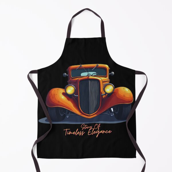 Item preview, Vintage Orange Classic Car designed and sold by PattaZone.