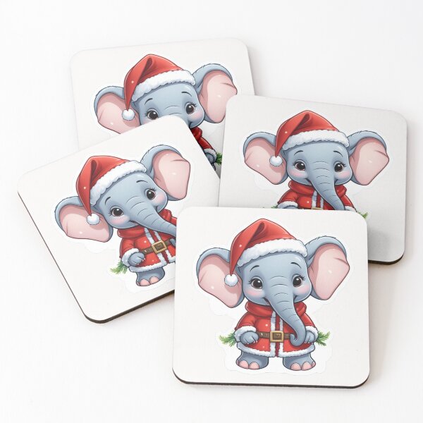 Item preview, Copy of Christmas Cartoon Elephant designed and sold by Krieghorn.