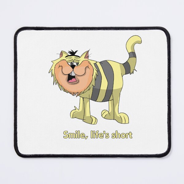 Item preview, "smile life's to short" cat  designed and sold by retrotoonz.