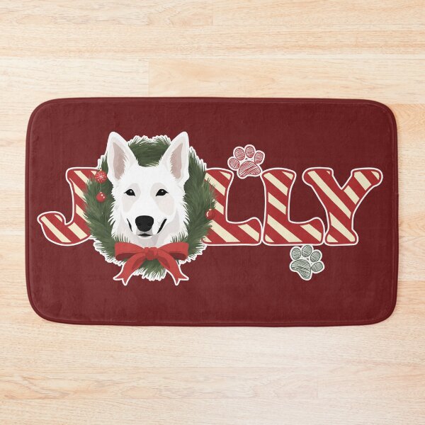 Item preview, Jolly Christmas - White Swiss Shepherd Nose Edition designed and sold by GoodyPaws.