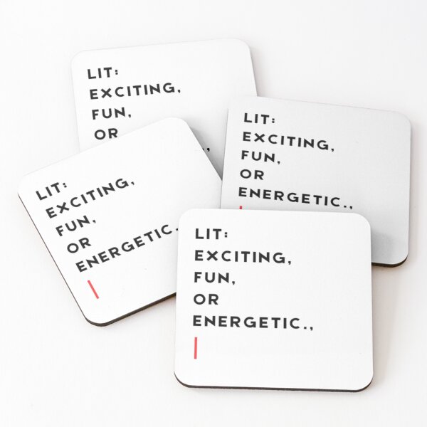Item preview, Lit: Exciting, fun, or energetic.,_White designed and sold by oceanisea.