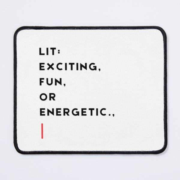 Item preview, Lit: Exciting, fun, or energetic.,_White designed and sold by oceanisea.