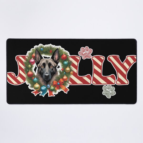 Item preview, Jolly Christmas - Dutch Shepherd Nose Edition designed and sold by GoodyPaws.