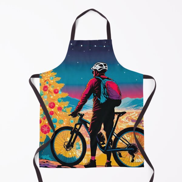 Item preview, Shredding Snowy Trails: MTB Christmas Fun designed and sold by GrizzlyCollective.