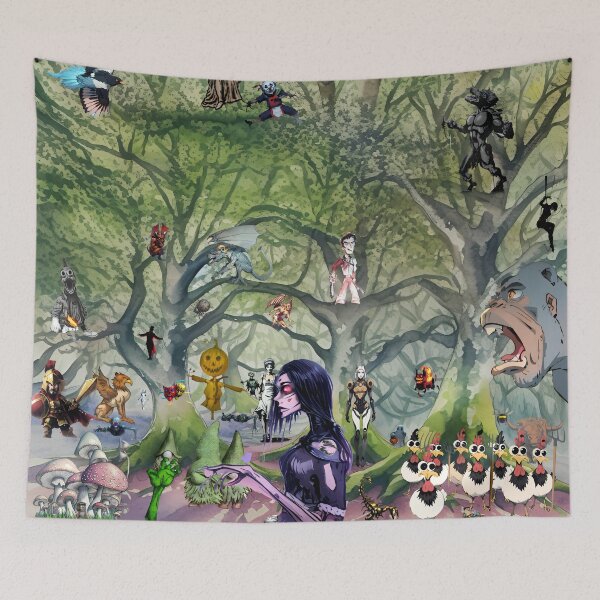 Item preview, Fantasy and horror forest designed and sold by Glenbobagins.